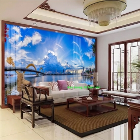 Tranh dán tường phong cảnh thiên nhiên VN n2003-200