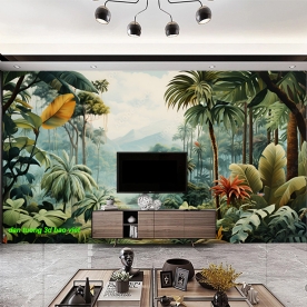 Giấy dán tường lá cây n2004-399