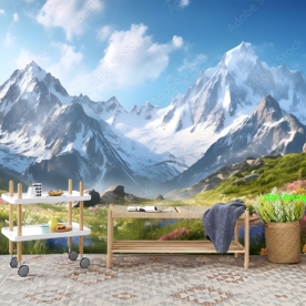 Tranh dán tường sông núi n2004-401