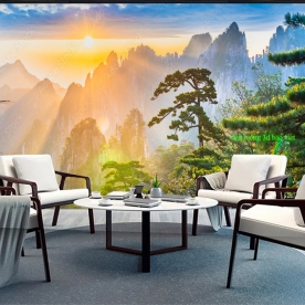 Tranh dán tường sông núi n2004-420