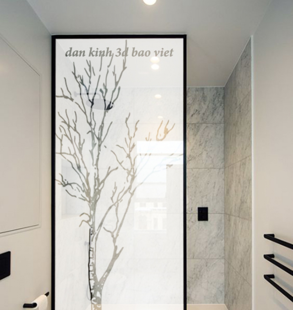 Decal dán kính mờ glass169