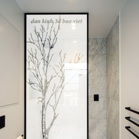 Decal dán kính mờ glass169