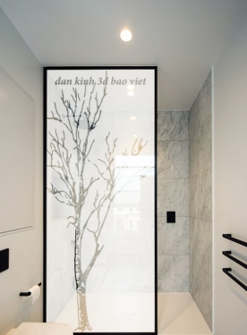 Decal dán kính mờ glass169