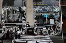 Decal dán kính nghệ thuật glass172 3d trong suốt