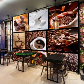 Tranh dán tường cho quán cafe sfm623