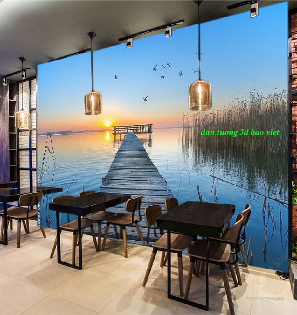 Tranh dán tường phong cảnh thiên nhiên n2005-300
