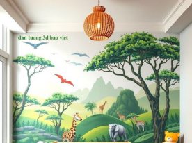 Giáy dán tường trẻ em kid410