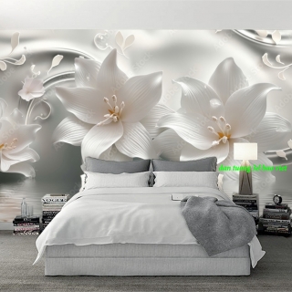 Những mẫu giấy dán tường 3d cho phòng ngủ hiện đại