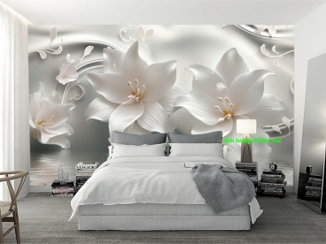 Những mẫu giấy dán tường 3d cho phòng ngủ hiện đại