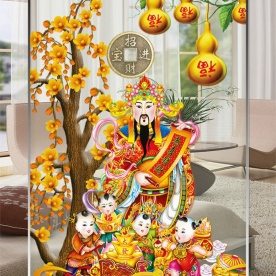 Decal dán kính cao cấp phong thủy se002