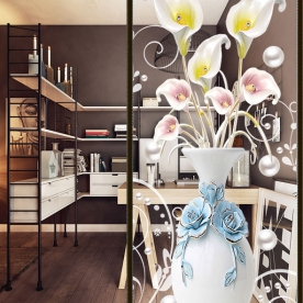 Decal dán kính 3d cao cấp se040