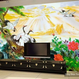 Giấy dán tường Sơn Thủy Hữu Tình FT015