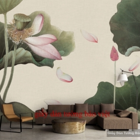 Giấy dán tường cho phòng thờ Fm167