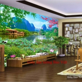 Giấy dán tường đẹp phong thủy FT058