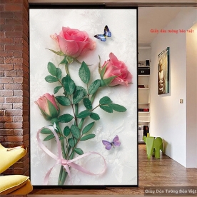 Giấy dán tường hoa hồng H147