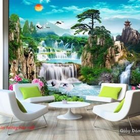 Giấy dán tường phong thủy ft086