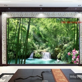 Giấy dán tường rừng tre Tr142