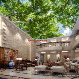 Giấy dán tường 3D dán trần nhà C076