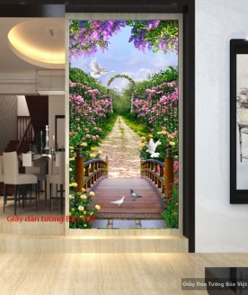 Giấy dán tường 3D đẹp K089