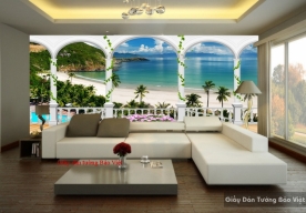 Giấy dán tường 3D phong cảnh S127