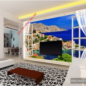 Giấy dán tường 3D phong cảnh đẹp S062
