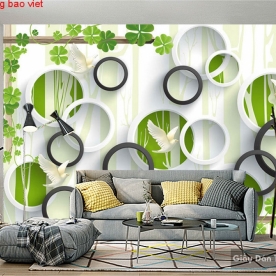 Giấy dán tường 3d-133