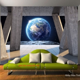 Giấy dán tường 3d galaxy fm304