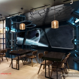 Giấy dán tường Galaxy 3d fm306