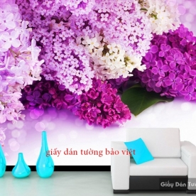 Giấy dán tường hoa 3D H082