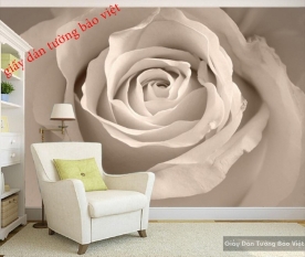 Giấy dán tường hoa hồng 3D H080