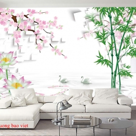 Giấy dán tường 3d-172