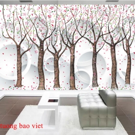 Giấy dán tường 3d-173