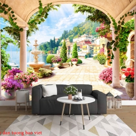 Giấy dán tường 3d fm423