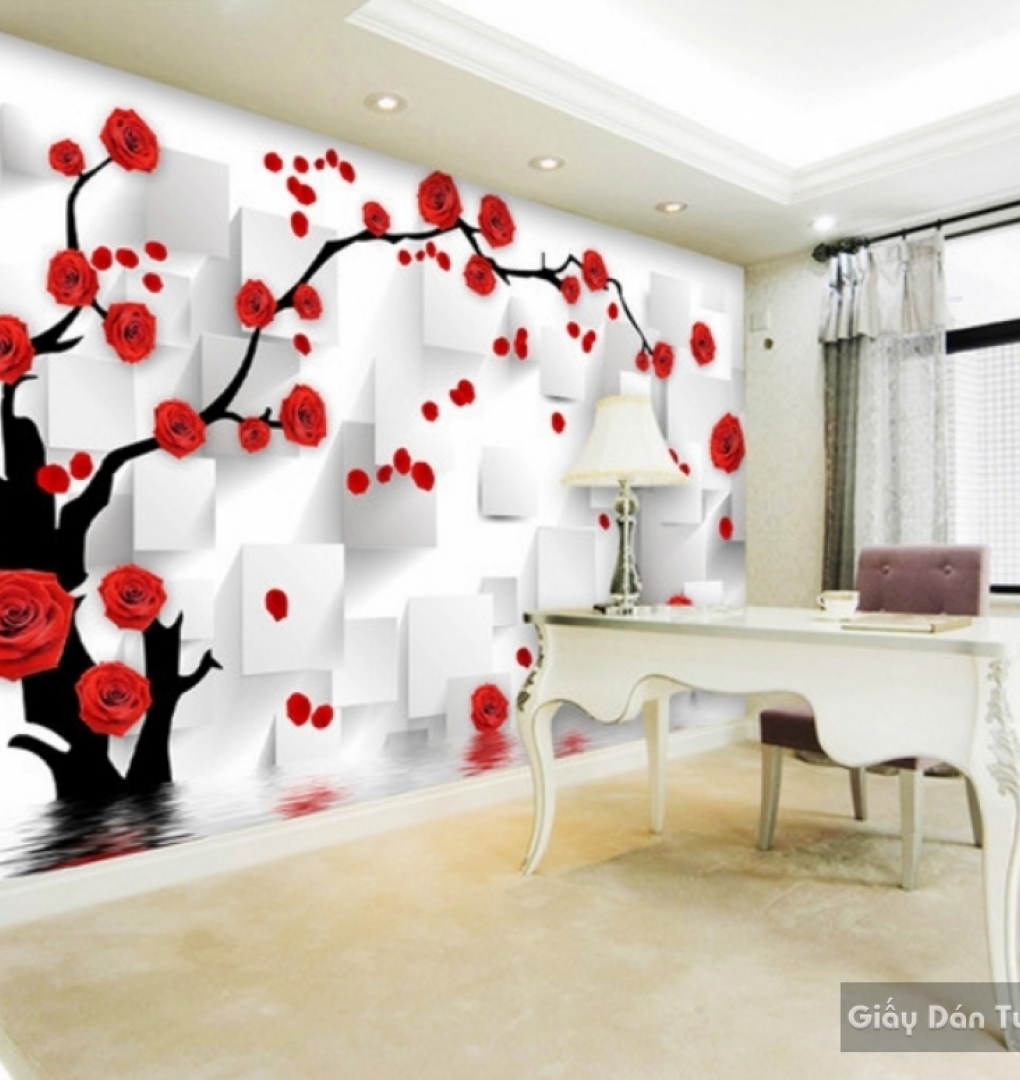 Giấy giấy dán tường đẹp 3D FL001