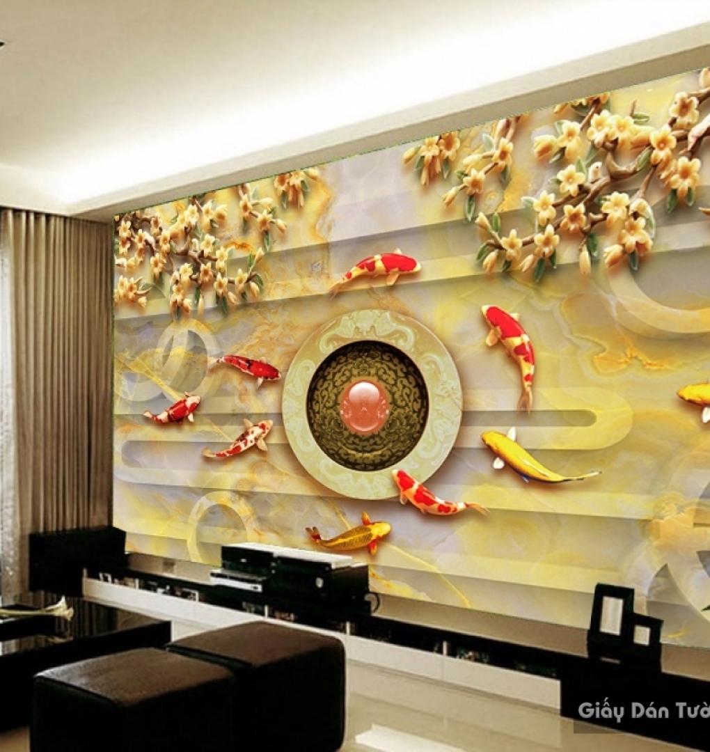 Giấy giấy dán tường đẹp 3D FL003