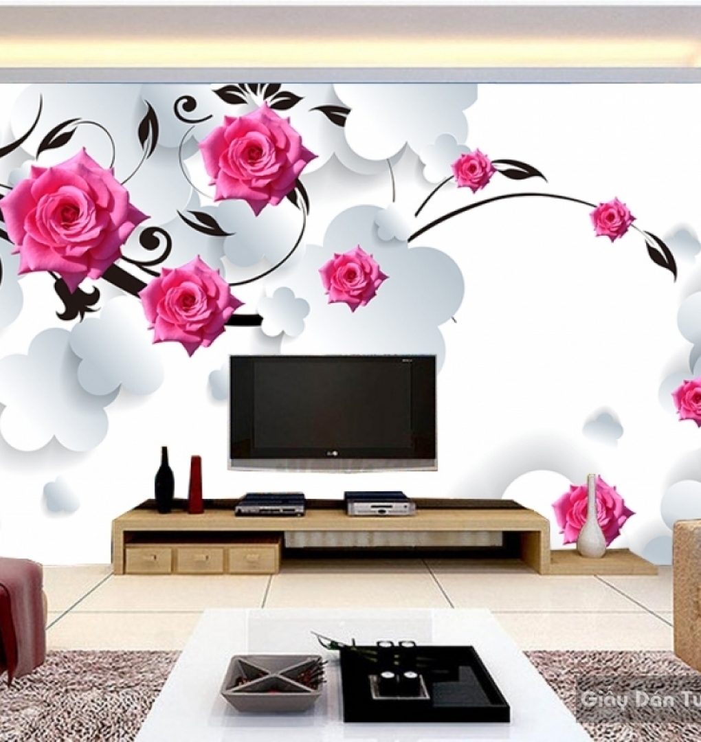 Giấy giấy dán tường đẹp 3D FL006
