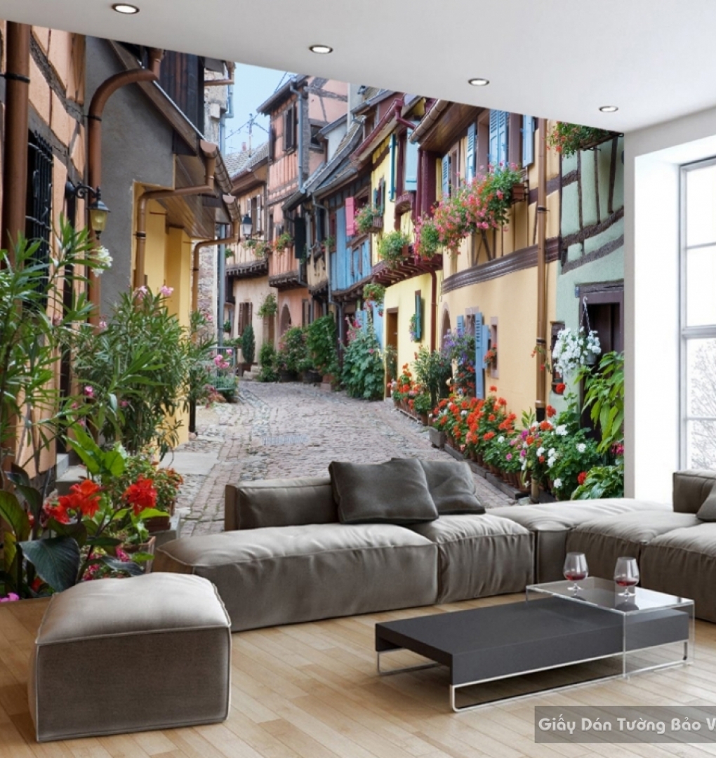 Giấy giấy dán tường đẹp 3D FL024