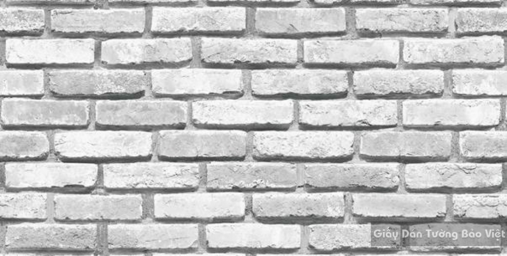 Giấy dán tường giả gạch màu xám 8267-2 | Giấy dán tường Bảo Việt