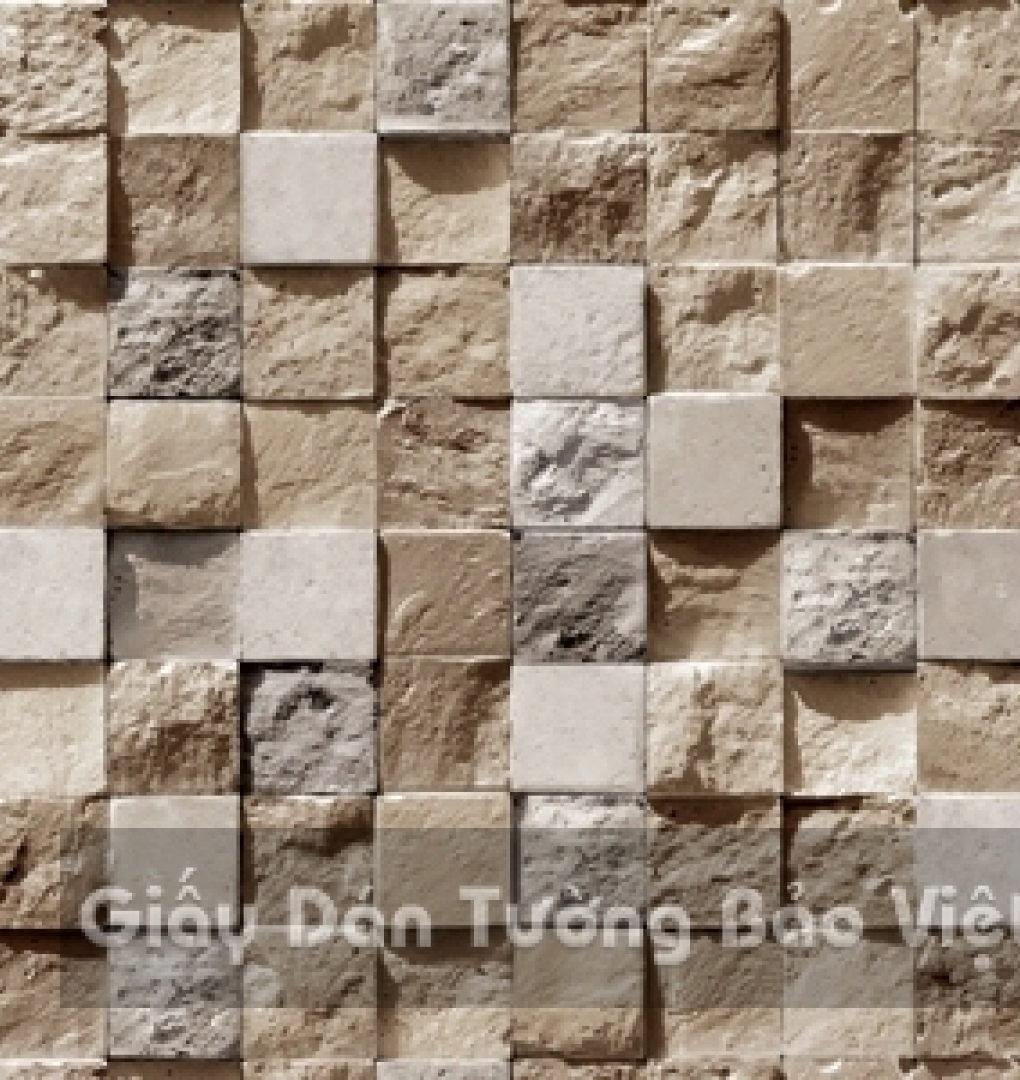 Giấy Dán Tường giả gạch đá 85018-1
