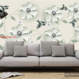 Giấy dán tường phòng khách 3D K16477018