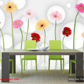 Giấy dán tường phòng khách 3d-141