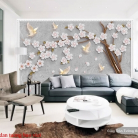 Giấy dán tường phòng khách 3d fl154