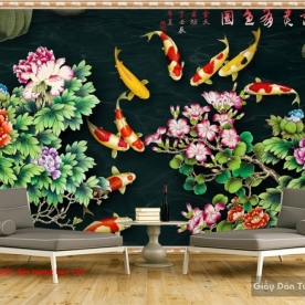 Giấy dán tường phòng khách D077