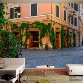 Giấy dán tường phòng khách FM176