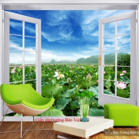 Giấy dán tường phòng khách H121