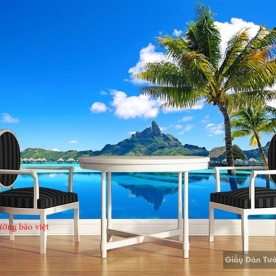 Giấy dán tường phòng khách S144