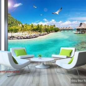 Giấy dán tường phòng khách S150