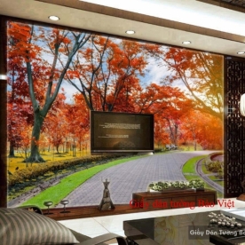 Giấy dán tường phòng khách Tr156