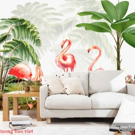 Giấy dán tường phòng khách Tr259