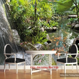 Giấy dán tường phòng khách W098